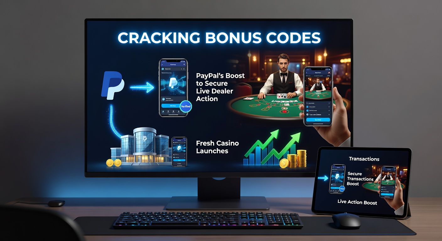 Live-Dealer-Tisch auf Tablet mit PayPal-Transaktionsbestätigung und Bonus-Code-Eingabe, die mobile Sicherheit unterstreicht